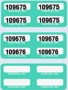  Barcodes labels for security, military, aerospace variable data labels